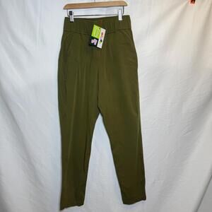 NWT Alder Open Air Pants Four-Way Stretch Fabric Athletic Green Women's Size S